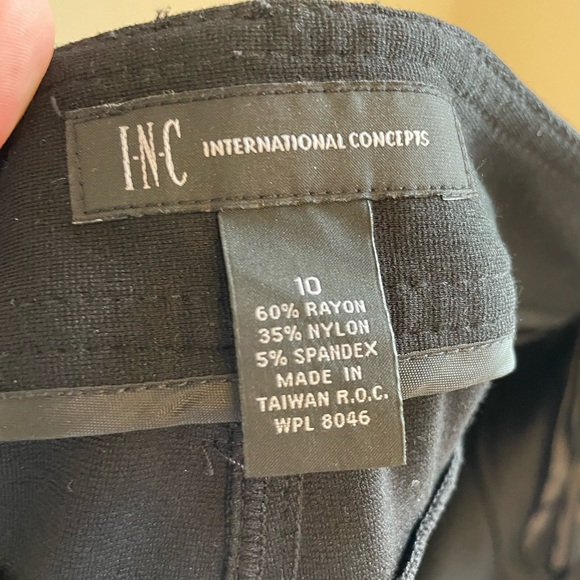 International Concepts Black Ankle Zipper Skinny Jeans Size 10 - Picture 4 of 9